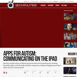 Apps for Autism: Communicating on the iPad