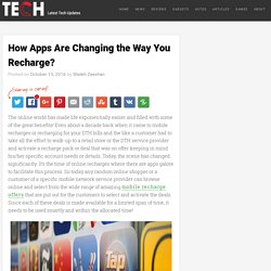 Apps Changing the Way You Recharge