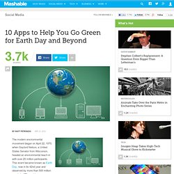 10 Apps to Help You Go Green for Earth Day and Beyond