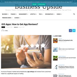 iOS Apps: How to Get App Reviews?