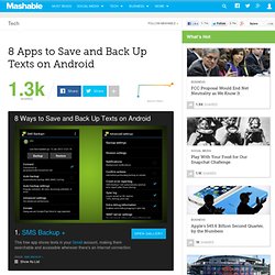 8 Apps to Save and Back Up Texts on Android