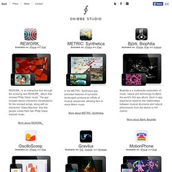 Apps « Snibbe Studio