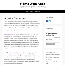Apps for Special Needs