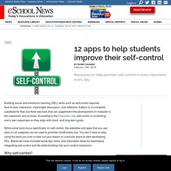 12 apps to help students improve their self-control