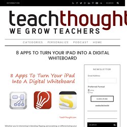 7 Apps To Turn Your iPad Into A Digital Whiteboard