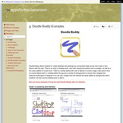 appsfortheclassroom - g. Doodle Buddy Examples