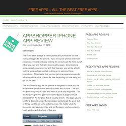 AppShopper iPhone App Review