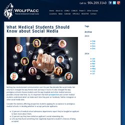 What Medical Students Should Know about Social Media