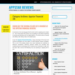 Appstar Financial Job
