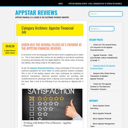 Appstar Financial Job