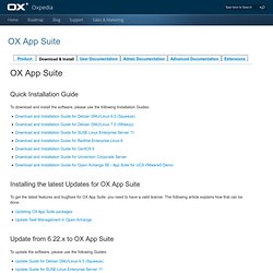AppSuite:Main Page AppSuite - Open-Xchange