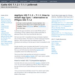 iOS 7.1.2 - 7.1.1 AppSync 7+: How to Install Working Version From Official Repo Source