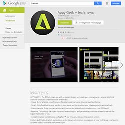 Appy Geek – actus tech