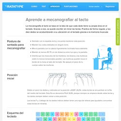 Aprende a escribir más rápido en el teclado — Ratatype