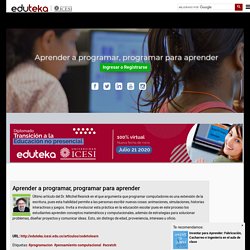 Aprender a programar, programar para aprender