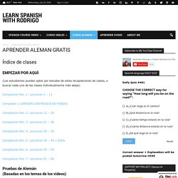 Aprender Aleman GRATIS - Clases y Pruebas de Aleman