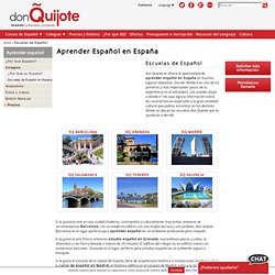 Aprender Español en España - Cursos de Español en España