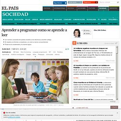 El País: Aprender a programar como se aprende a leer
