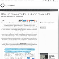 8 trucos para aprender un idioma con rapidez