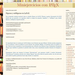 Figuras y subfiguras en LaTeX