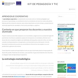Aprendizaje cooperativo – Kit de Pedagogía y TIC