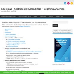 Analítica del Aprendizaje: 30 experiencias con datos en el aula – Edulíticas