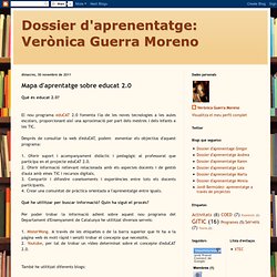 Verònica Guerra Moreno: Mapa d'aprentatge sobre educat 2.0