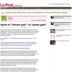 Après le "climate gate" : le "power gate" - Libertos sur LePost.fr