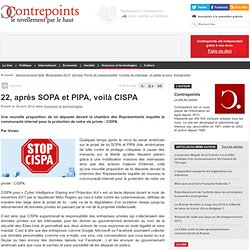 22, après SOPA et PIPA, voilà CISPA