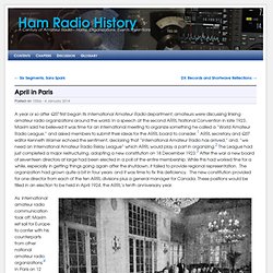 Ham Radio History