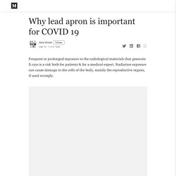Why lead apron is important for COVID 19