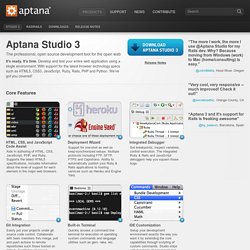 Aptana Studio