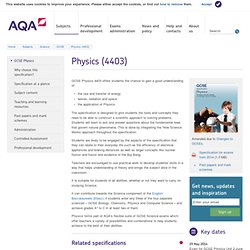AQA GCSE Physics (4451)
