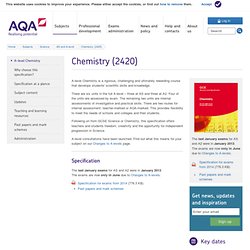  A-level Chemistry