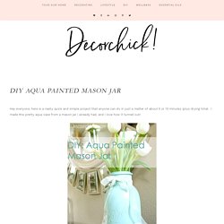 Decorchick! Changing her world, one project at a time
