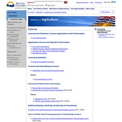 Aquaculture and Commercial Fisheries - Fisheries and Aquaculture – Province of British Columbia