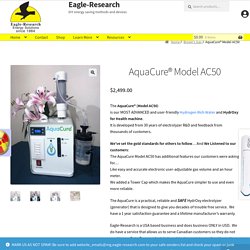 AquaCure® Model AC50 – Eagle-Research