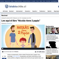 “Nicolás tiene 2 papás” de Leslie Nicholls