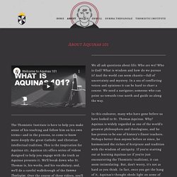 Aquinas 101 — Aquinas 101