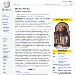 Thomas Aquinas