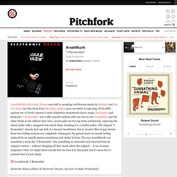 AraabMuzik: "I Remember" | Tracks | Pitchfork