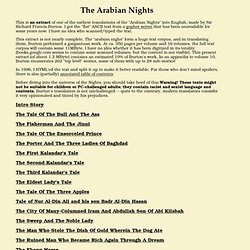 Arabian Nights - Index