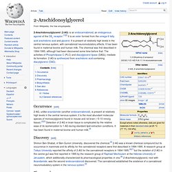 2-Arachidonoylglycerol