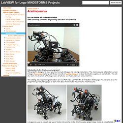 Arachnosaurus - LabVIEW for Lego MINDSTORMS Projects