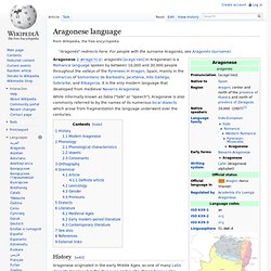 Aragonese language