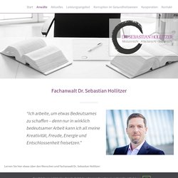 Anwalt & Arbeitsrechtler in Kiel - Dr. Sebastian Hollitzer