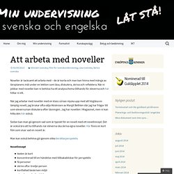 Att arbeta med noveller