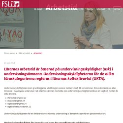 Arbetstid - Finlands svenska lärarförbund