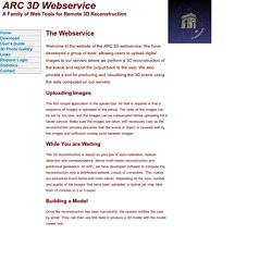 ARC 3D Webservice