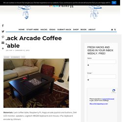 Lack Arcade Coffee Table - IKEA Hackers